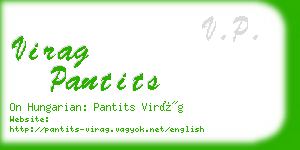 virag pantits business card